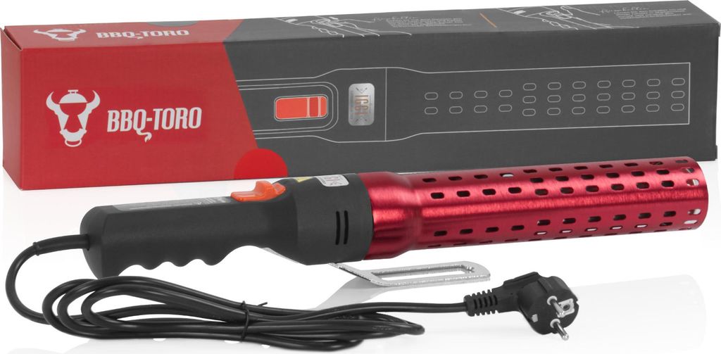 BBQ-Toro Elektrischer Grillanzünder IGGI Rot/Schwarz, 2000 Produktbild 