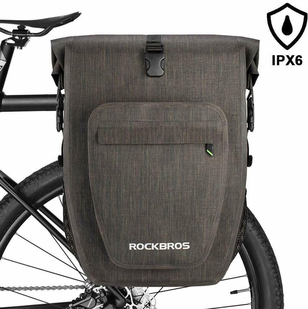 ROCKBROS Fahrrad Gepäcktasche Packtaschen Gepäckträgertasche 100% Wasserdicht 