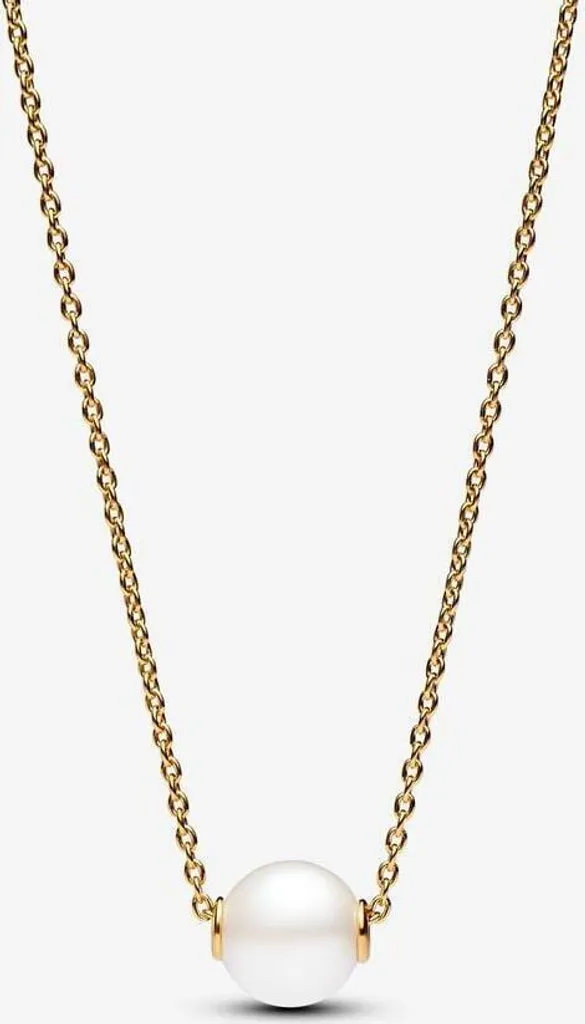 Bijou Pandora Collier perles blanches femme pour mariages et soirées