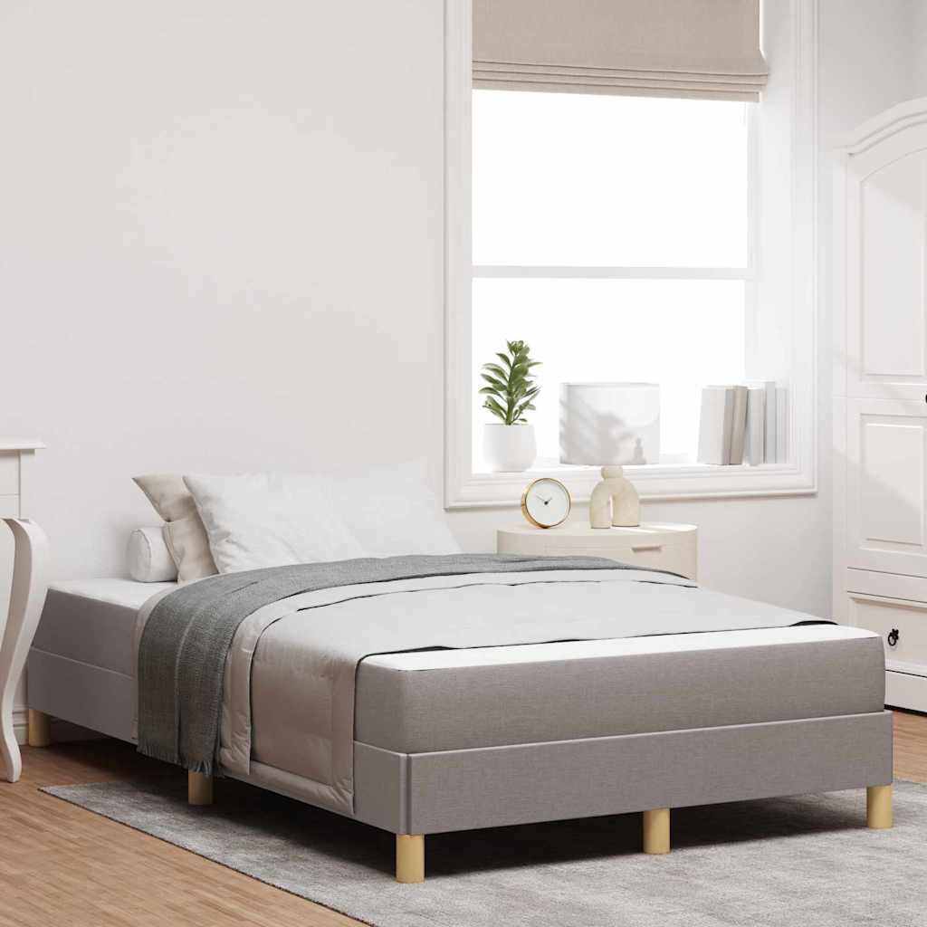 Möbel Boxspringbett Taupe und Braun 120 x 190 cm - Klassische Betten 3398553