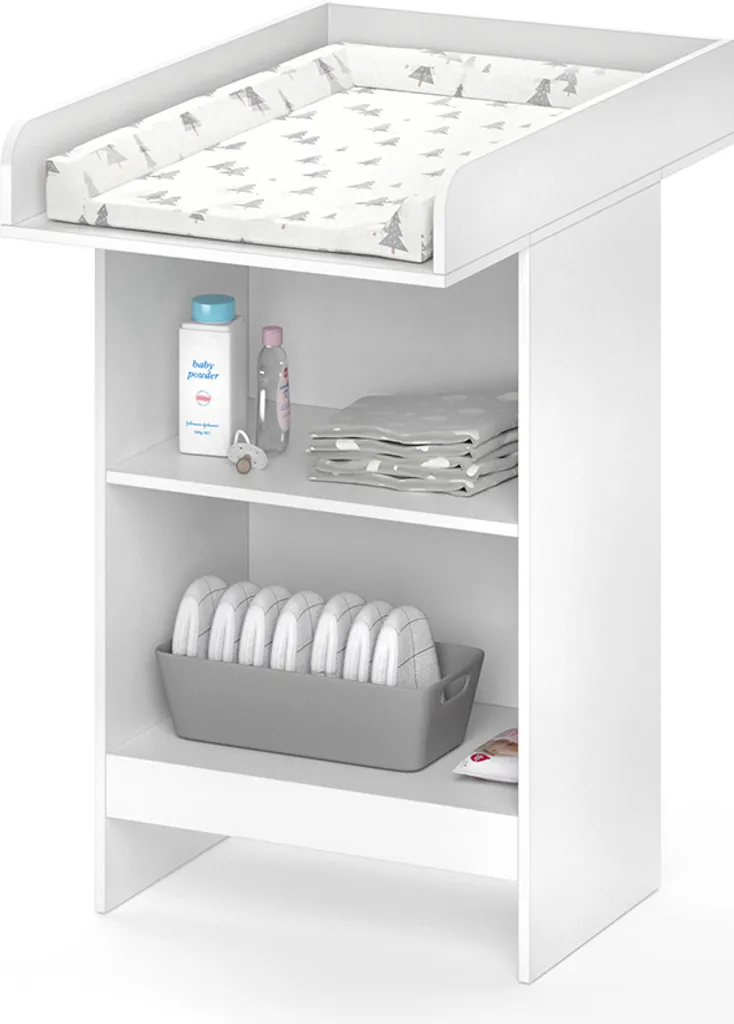 Commode à langer Vicco Leo Blanche 60 cm - Design Compact et Ergonomique - 7