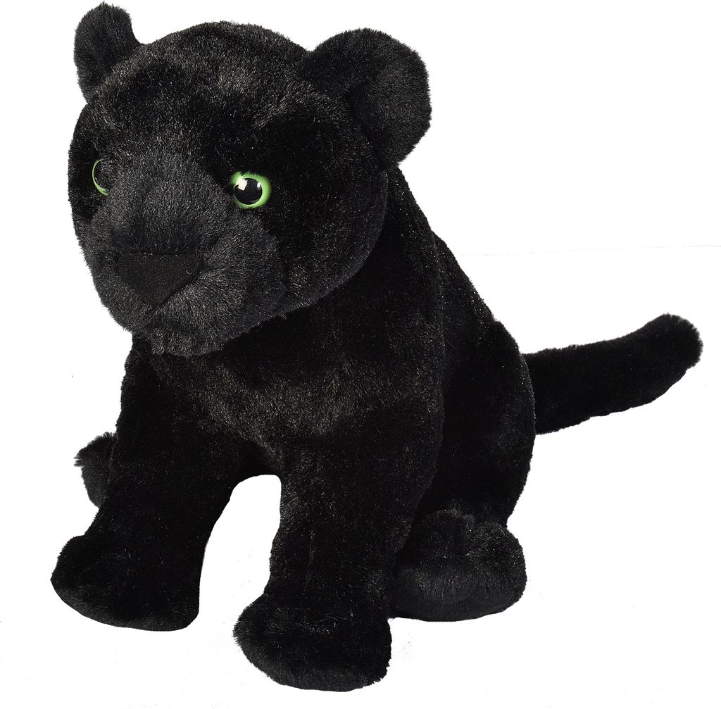 Wild Republic Plusch Panther Stofftier - schwarz - Panther Stofftier