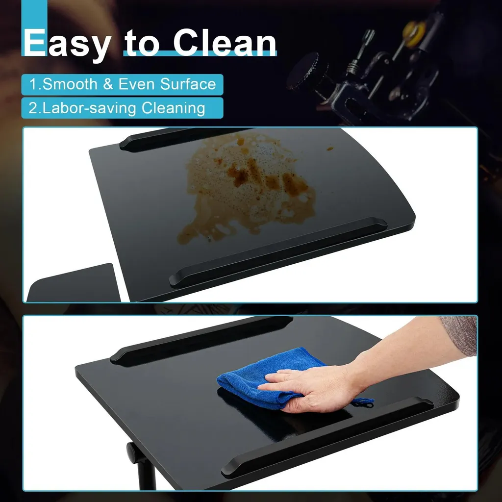 Poste de tatouage ergonomique avec structure fer et hauteur flexible