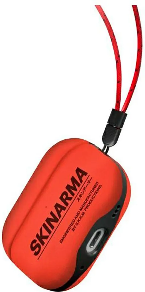 Custodia AirPods Pro 2 Skinarma Spunk Arancio - Protezione Antiscivolo - 2