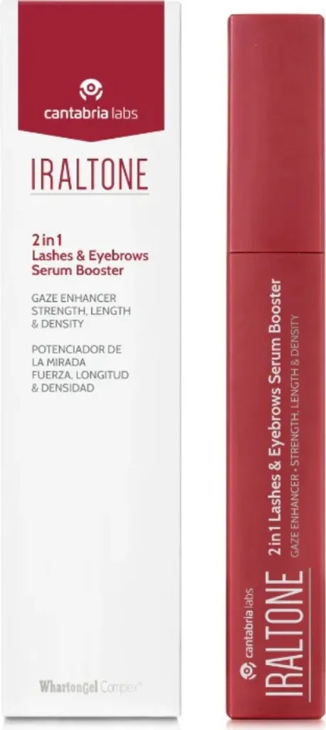 Iraltone 2 in 1 Siero Ciglia e Sopracciglia 10ml | Booster di Densità