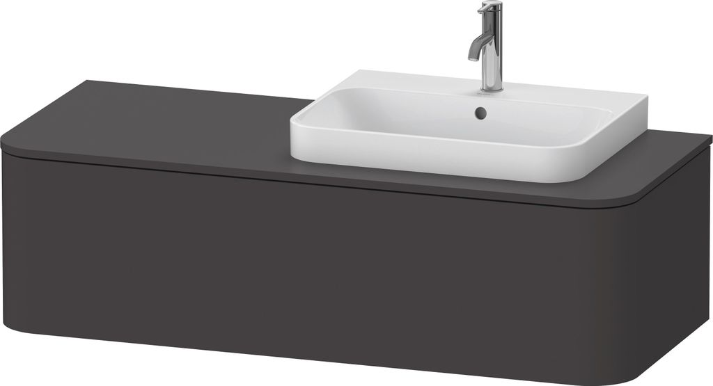 DURAVIT HP4942R80800010 WTU HappyD2+ wandh.,354x1300x550mm Produktbild 