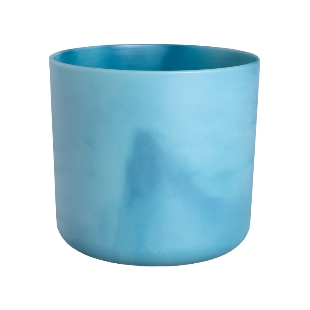 elho® Ocean Übertopf Atlantikblau Ø 14 cm aus Kunststoffen Produktbild 