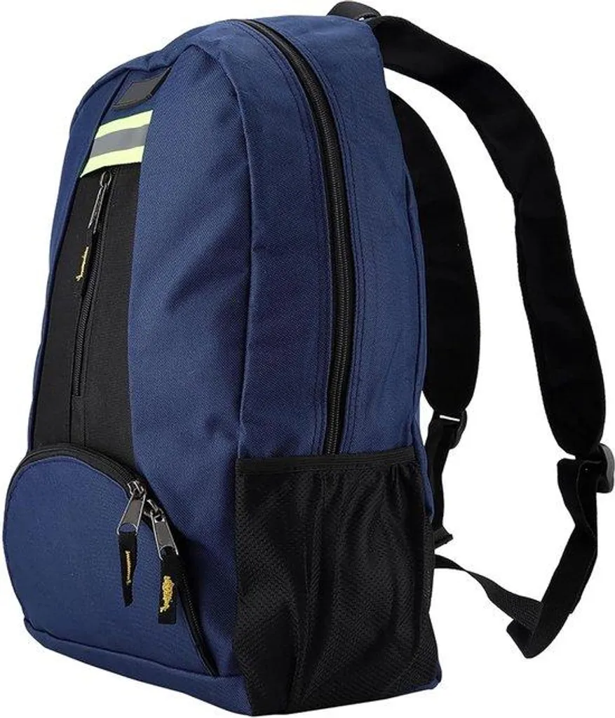 Sac électricien bleu en toile souple grand volume pour installation
