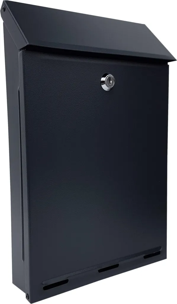Boîte aux lettres A-4 Anthracite design moderne pour courrier et journaux