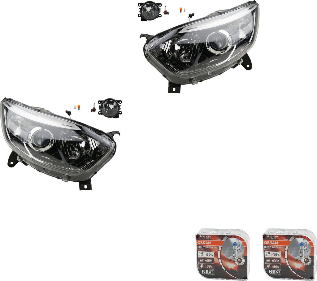 Johns, Scheinwerfer Osram Night Breaker Laser passend für Renault Captur 06/13-03/17H1 4422780 0006000618053 2615000Q0A 6000618053 93867965 442278...