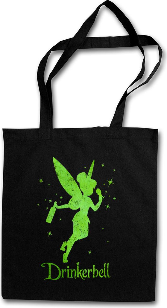 Urban Backwoods Drinkerbell, Stofftasche, Farbe: Schwarz