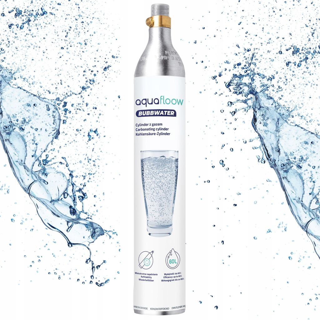 Bombola di CO2 AquaFloow | 425 g (60 l) Immagine del prodotto 