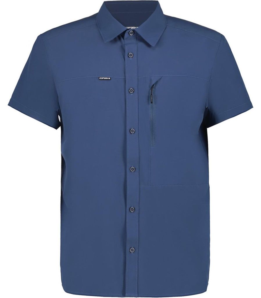 Icepeak Herrenhemd Burns blau 54