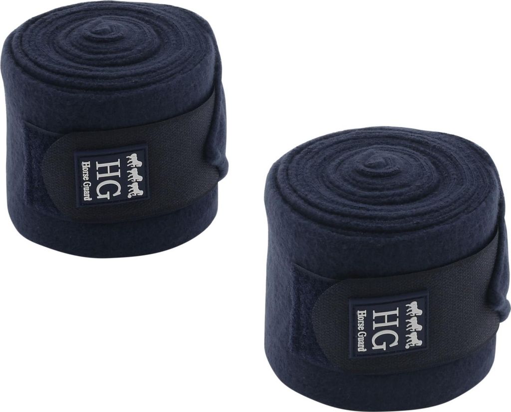 Horse Guard Fleecebandagen für Pferde - 4er Set - Navy