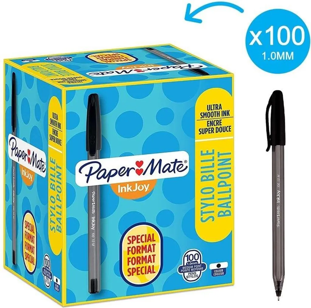Recensione Penne Paper Mate InkJoy 100 M - Special Pack 100 Unità