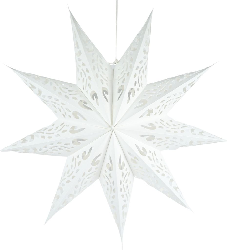 Weihnachtsstern Stern hängende Weihnachtsdekoration - Mit Produktbild 