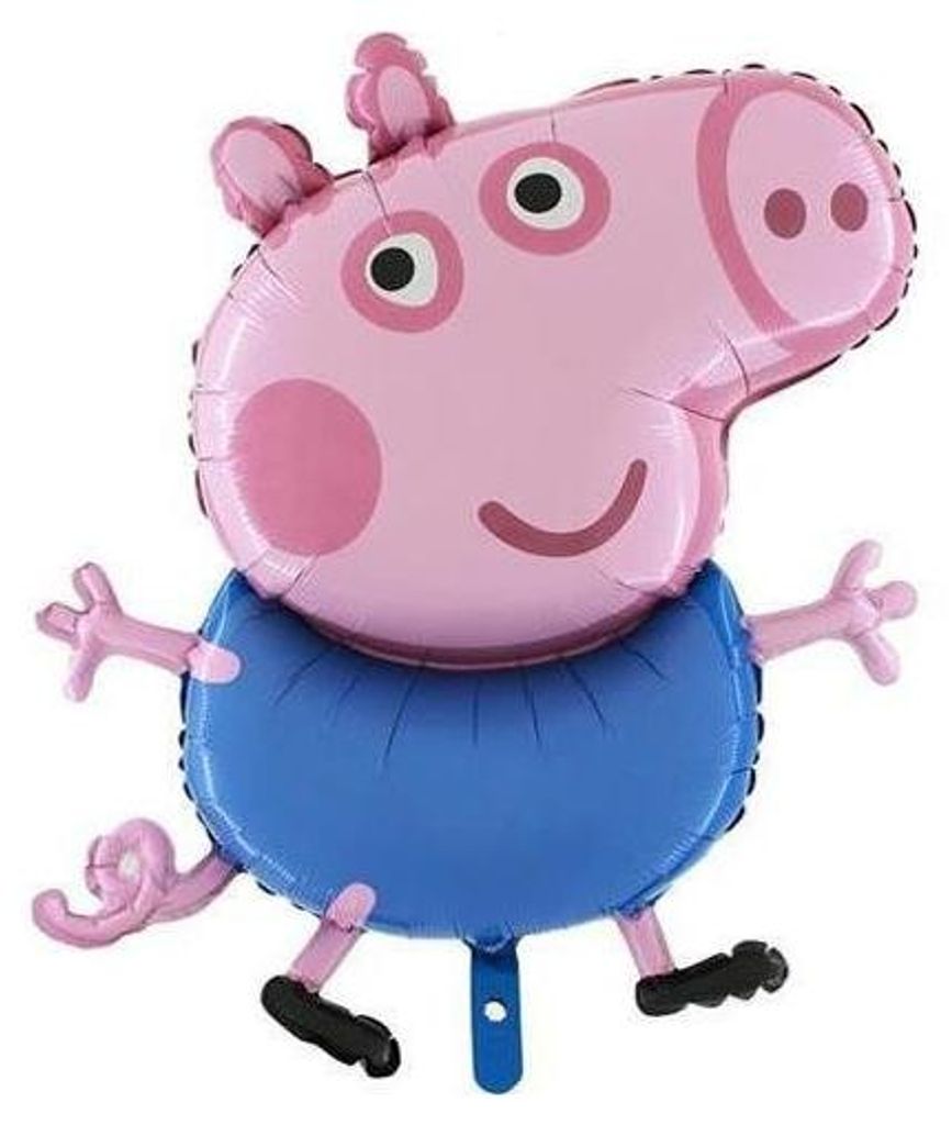 Folienballon, Peppa Pig- George, 90 cm, Grabo Produktbild 