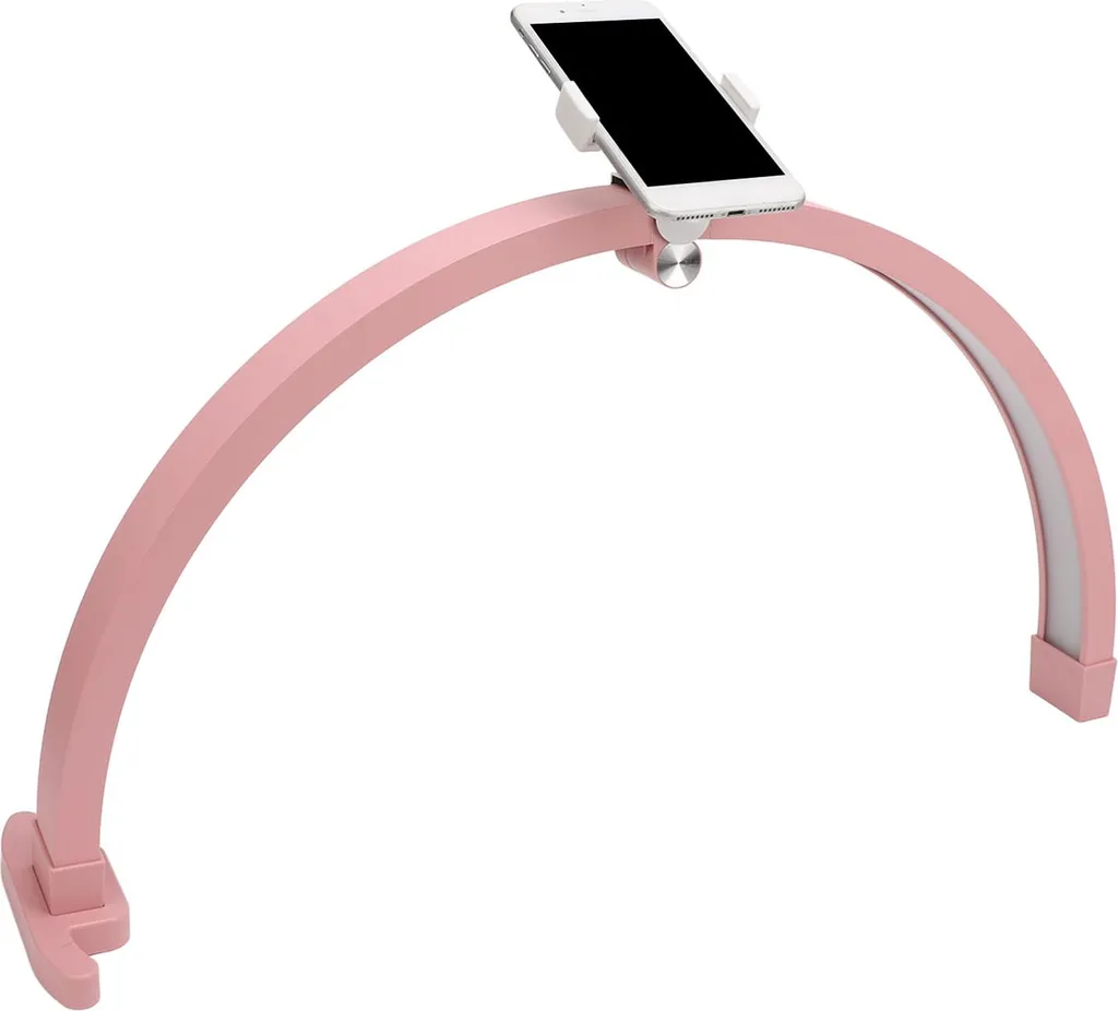 Lampe demi-lune 1500 LM pliable avec réglage 3200-5600 K pour cils
