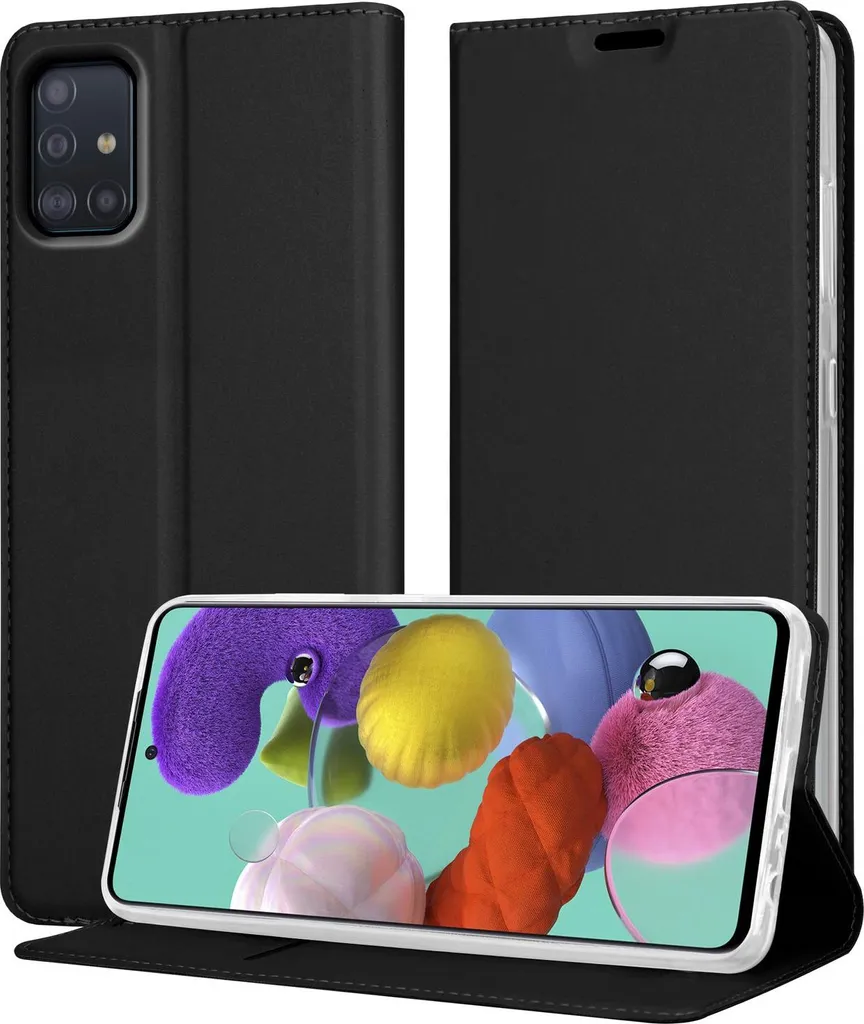 Cover Samsung A51 5G Cadorabo - Custodia Protettiva Book Case Nera