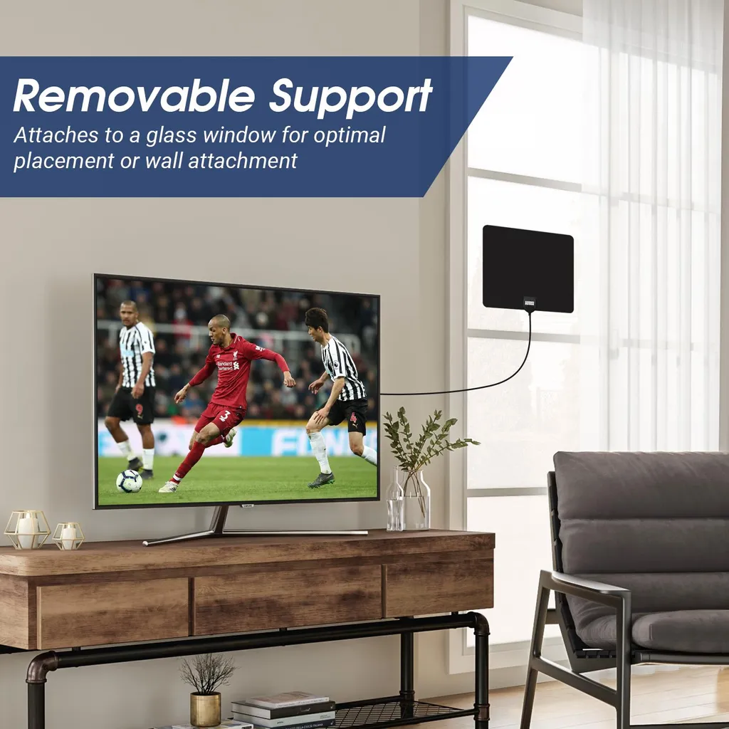 Antenne DVB-T2 d'intérieur portable August DTA450 avec socle de maintien - 3