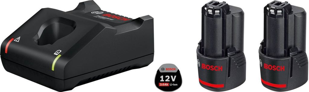 Bosch 2x 3.0Ah, GAL 12V-40 Akku Produktbild