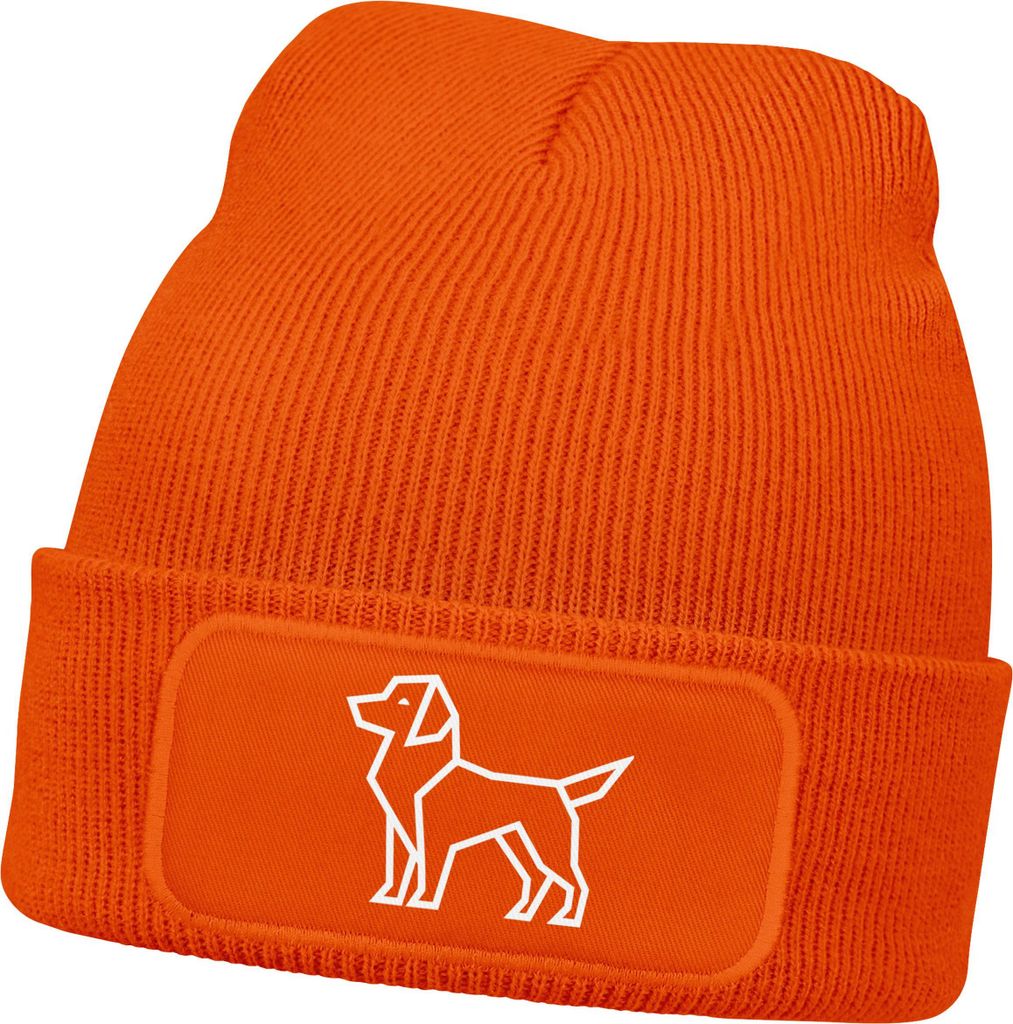 Herren Beanie Wintermütze mit Hund Rottweiler Design lustig Geschenk Hundebesitzer Hundeliebhaber Mütze Männer Moonworks