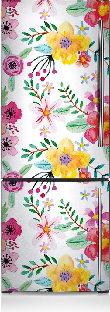 Kühlschrankmagne Kühlschrank Magnetfolie Dekoration 70x190 cm - Magischer Garten