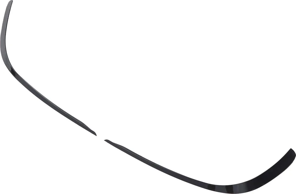 2 Spoilers Pare-chocs Avant Noir Brillant pour Benz CLS C218 X218 AMG