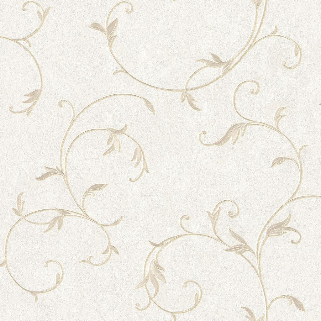 Profhome 304182-GU Barock Tapete Floral matt beige bronze creme 5,33 m2