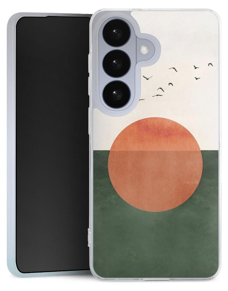 DeinDesign Slim Hülle für Samsung Galaxy S26 Silikon Case Ultra Dünn Handyhülle Sonnenschein Sonnenuntergang Vogel