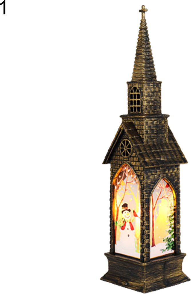 Nachtlicht auffällige Cartoonmuster PVC LED Weihnachtsfest dekorative Laterne Lampe für Zuhause-1