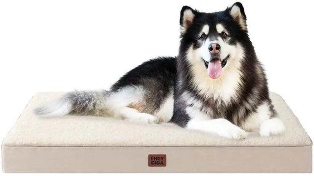 Couchage XXL pour chien âgé ou grand chien matelas orthopédique 120cm