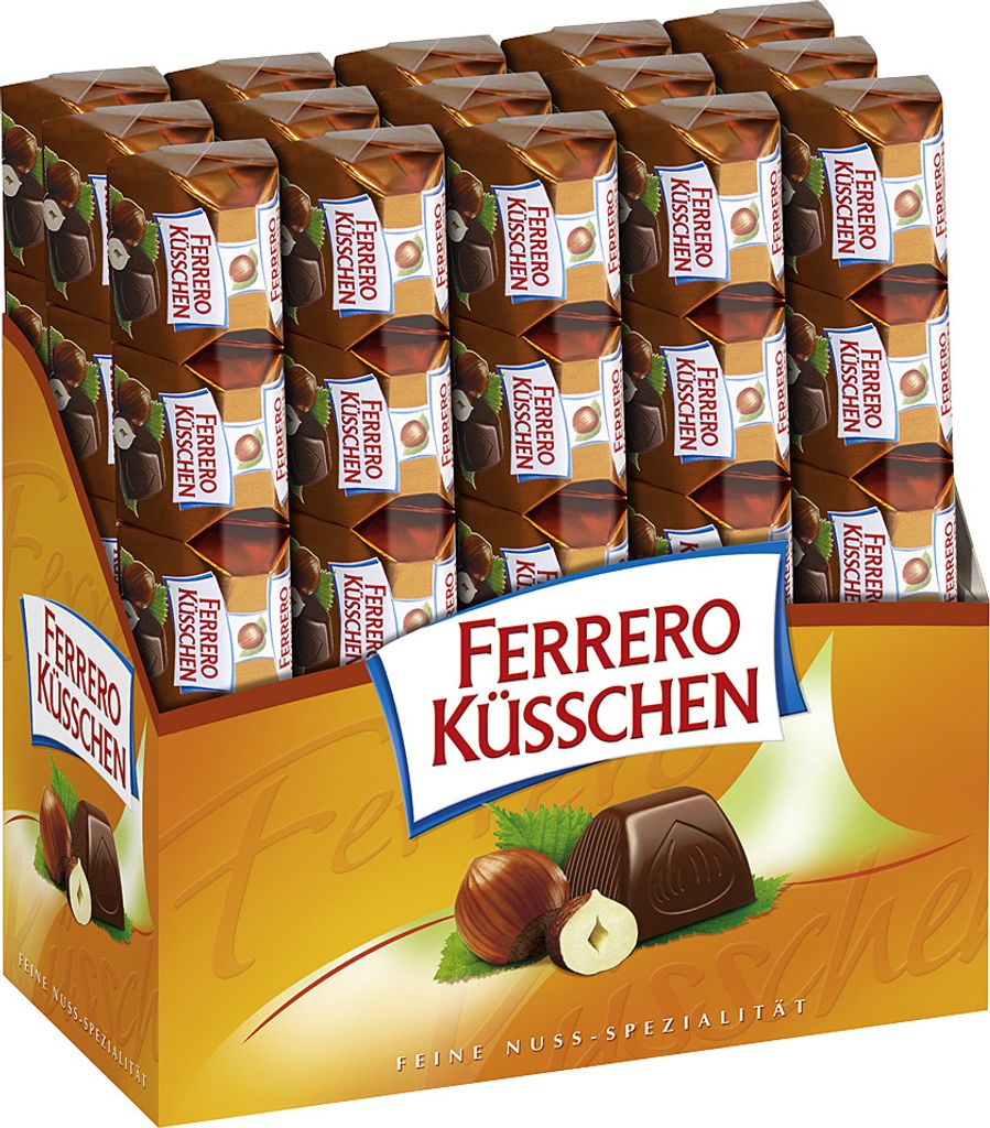 Ferrero Küsschen 15er Big-Pack (15 Stangen x 44g) Produktbild 