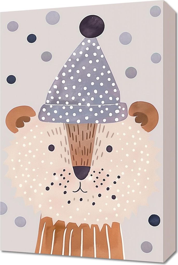 Bild 40x60cm Muster für Kinder, Mädchen und Jungen - Gryzio