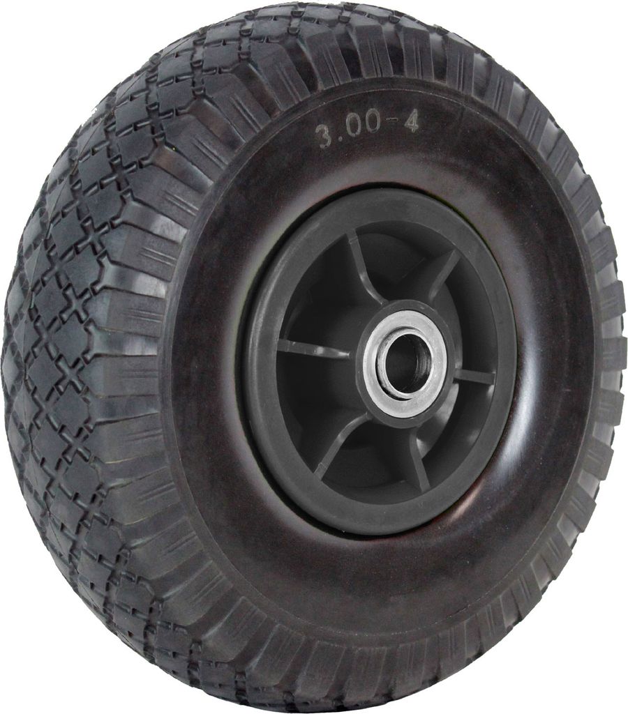 2x Sackkarrenrad Vollgummi 260x85 mm 3.00-4 60mm Nabenlänge Produktbild 5