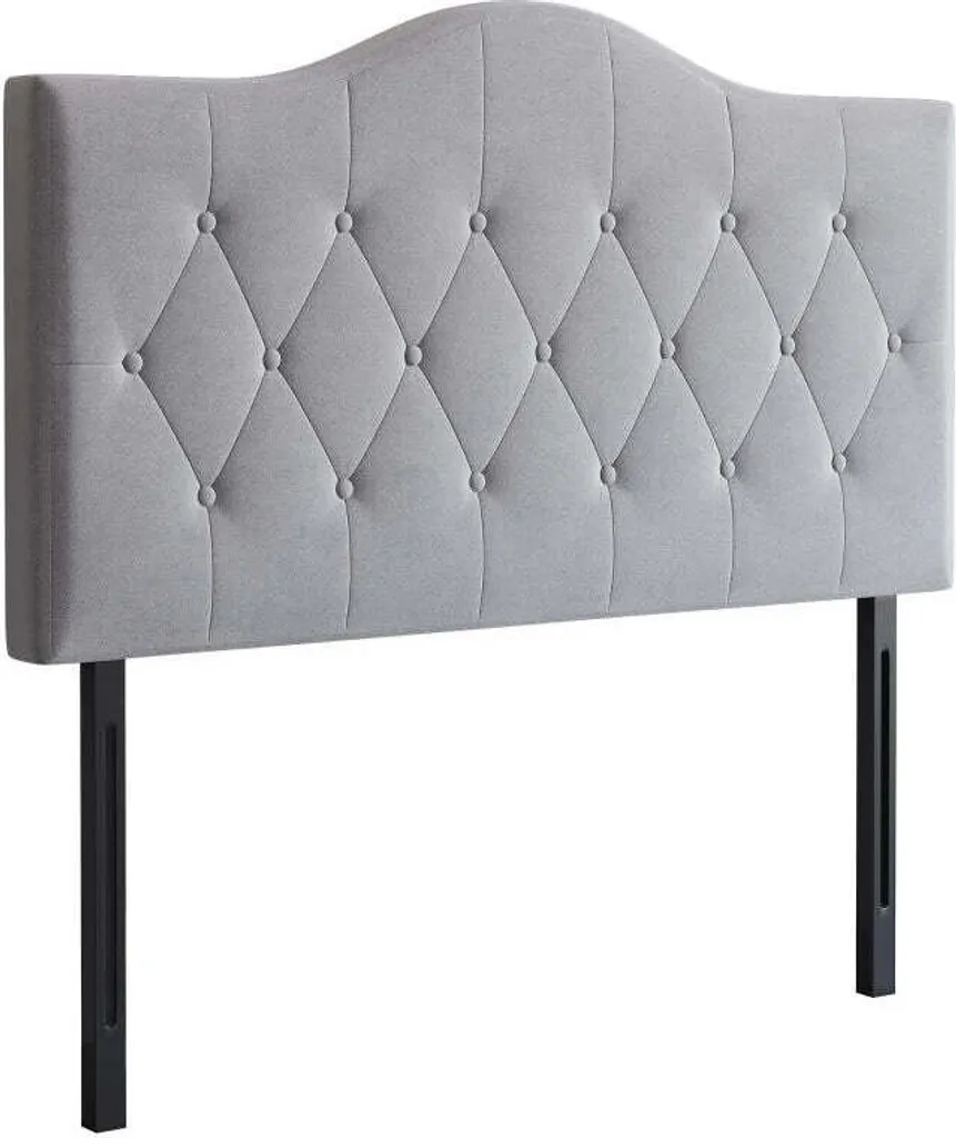 Testata Letto Luxury Velvet Grigio 185cm | Must-Have Camera Letto