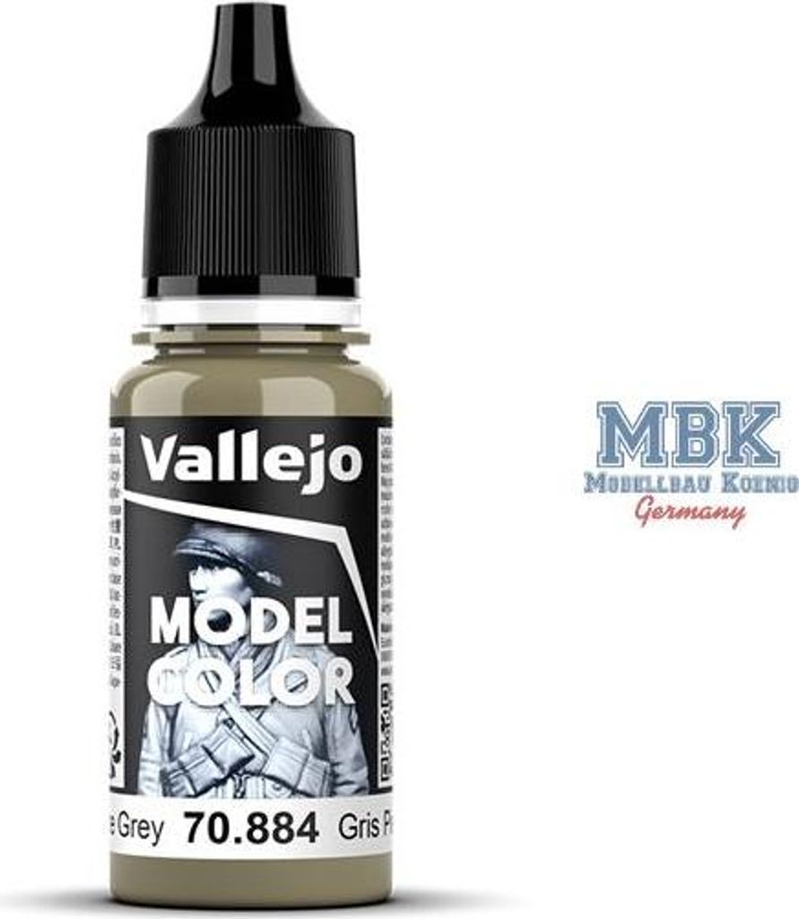 Vallejo 70.884, 17 ml, Grijs, Mat, Fles Productafbeelding 