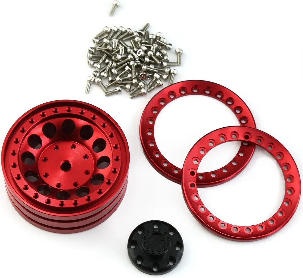 Jante Beadlock 1.9 Aluminium Haute Qualité pour Axial SCX10 90048