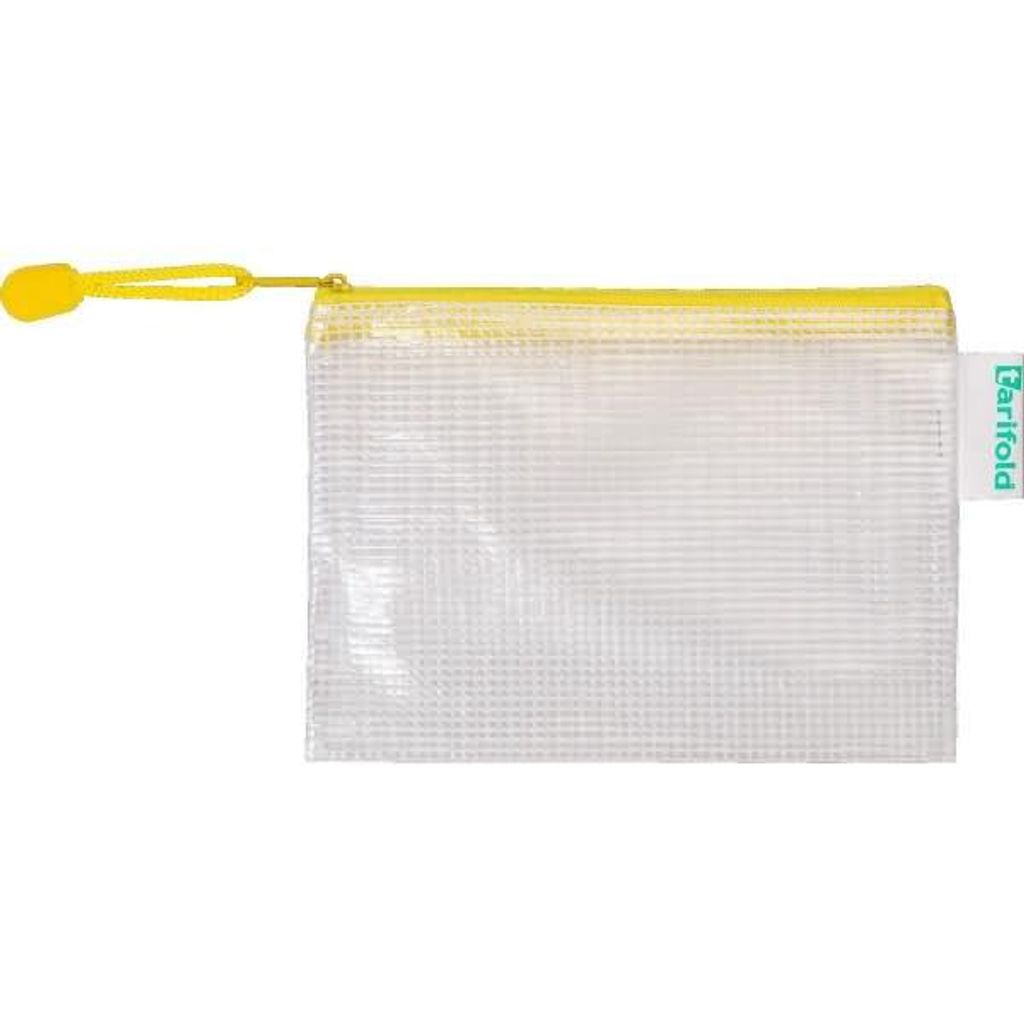 Reißverschlusstasche PVC gelb A6 175x125mm VE=8 Stück Produktbild 