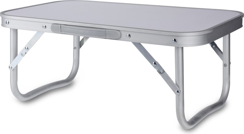 Mini Campingtisch weiß klappbar - 56 x 34 cm - Aluminium Produktbild 