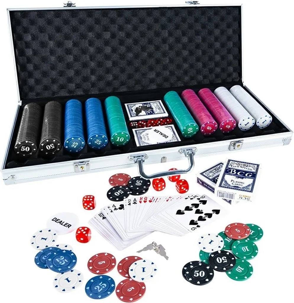 Jeu de poker Gotel B10 500 jetons idéal pour vos soirées entre amis