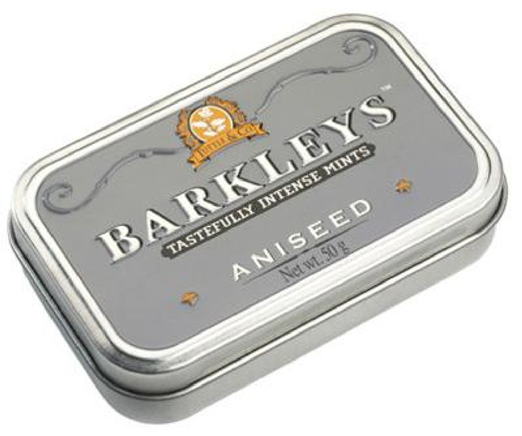Barkleys Aniseed Pastillen mit Anis Geschmack in einer Produktbild 