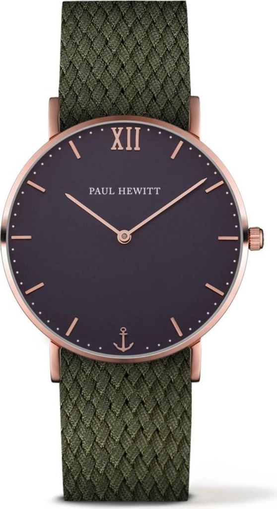 Paul Hewitt Klassische Quarz Uhr Analog 39mm Gehäusedurchmesser Marineblau phsarstb20s