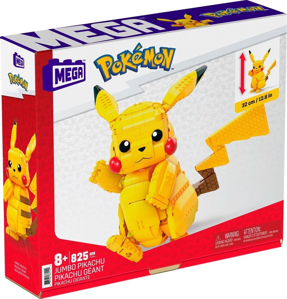 Mattel FVK81 Mega Construx Pokémon Jumbo Pikachu Obrázek produktu 18