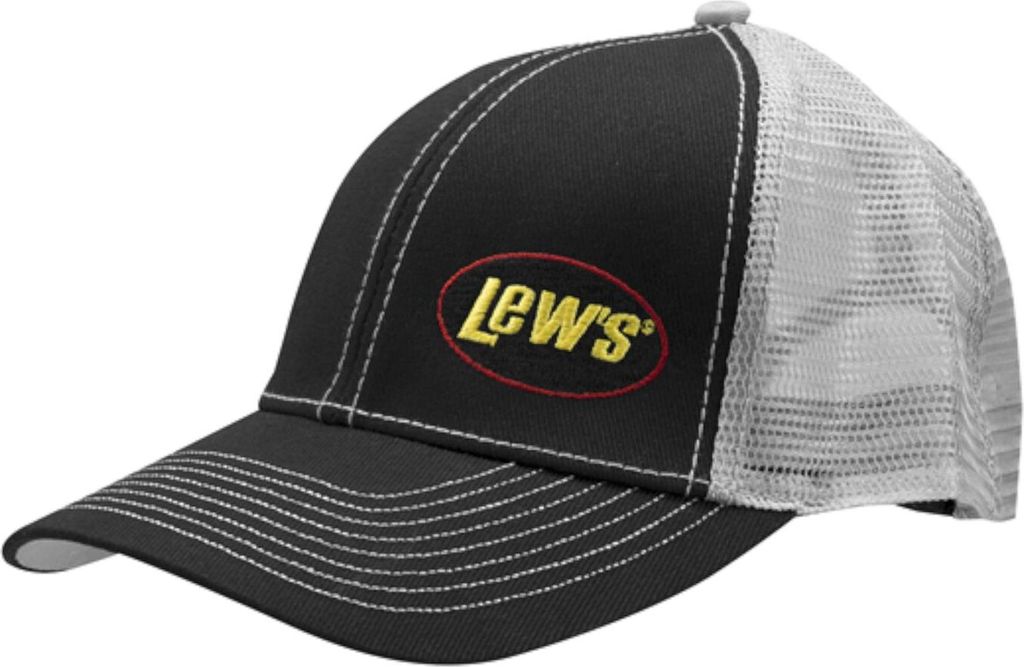 Lews Black/Grey Mesh Hat - Cap