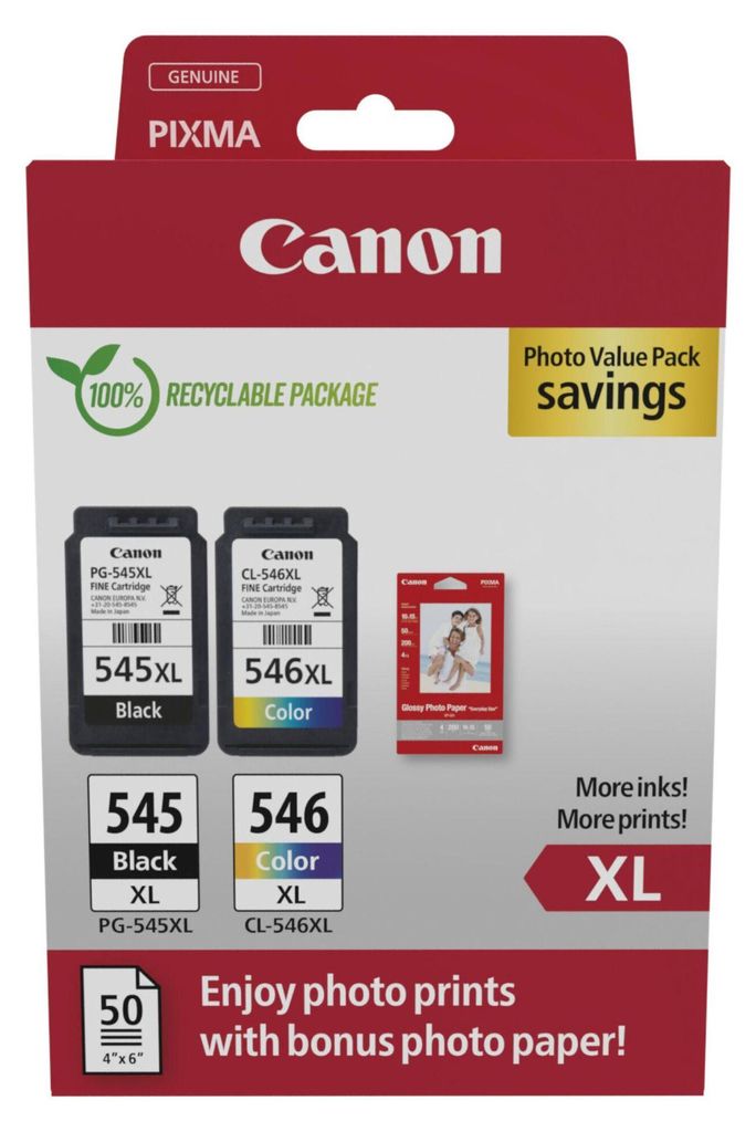 Canon PG-545XL/CL-546XL Photo Value Pack Obrázek produktu 