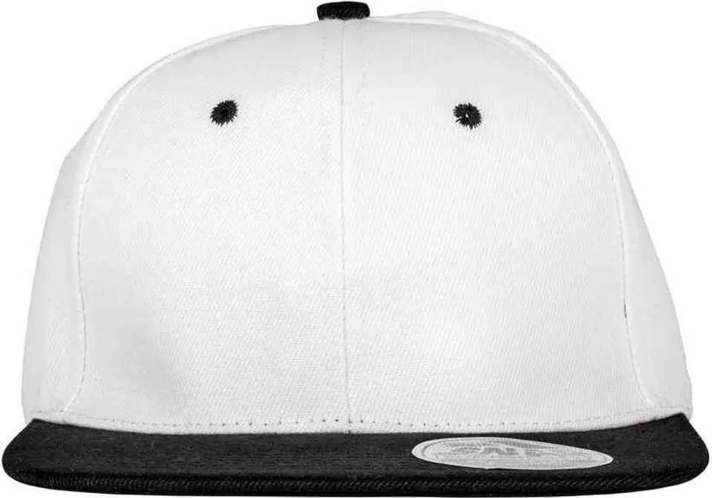Result Original Bronx RW10428 Snapback - Idea Regalo Unisex Bianco/Nero