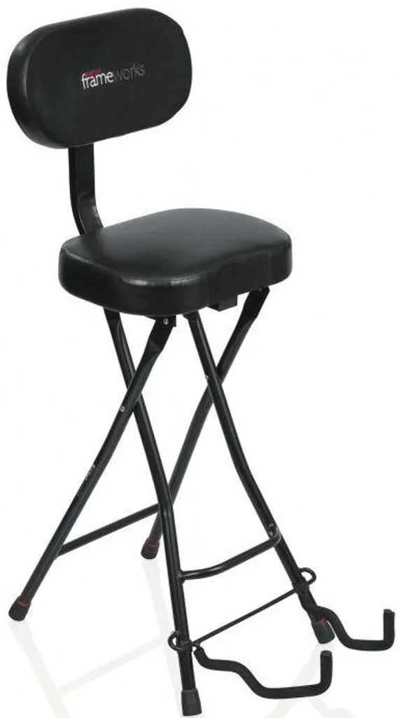 Siège de Musicien Pliable avec Stand de Guitare Intégré Gator Frameworks