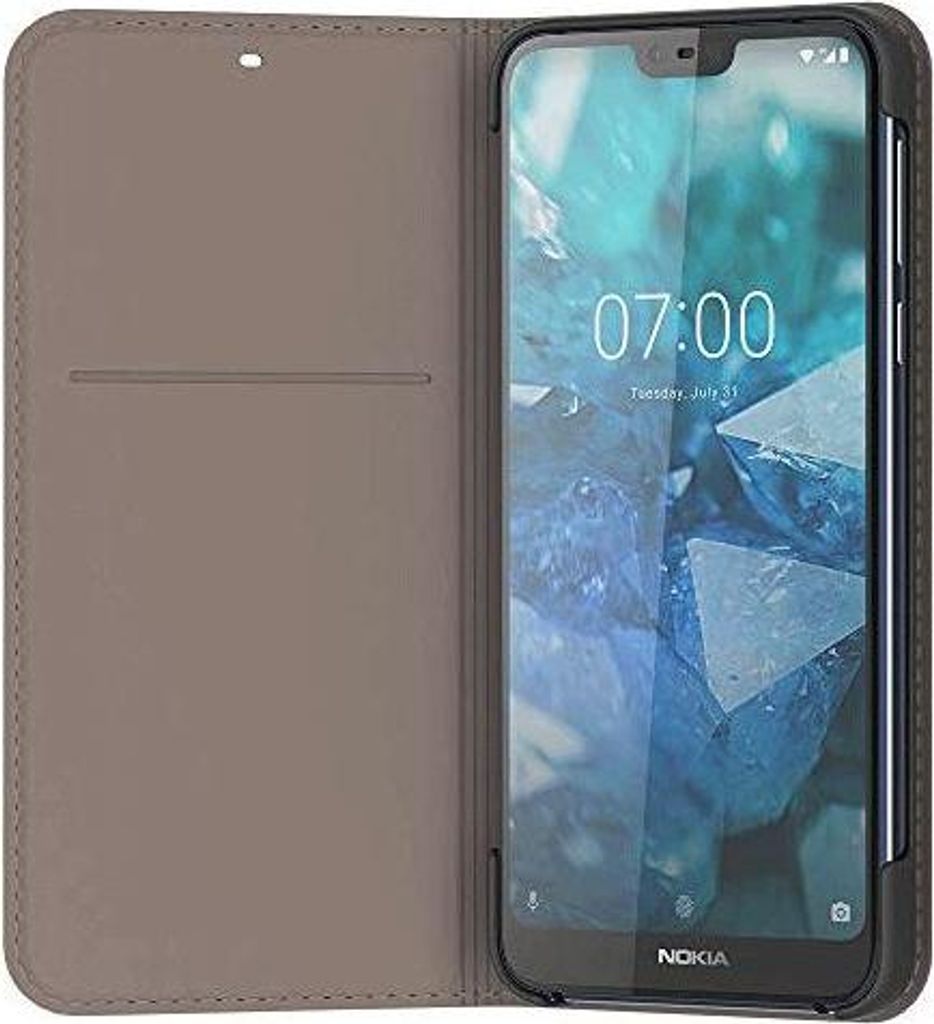 Nokia CP-270 Entertainment Flip Cover für Nokia 7.1 grau