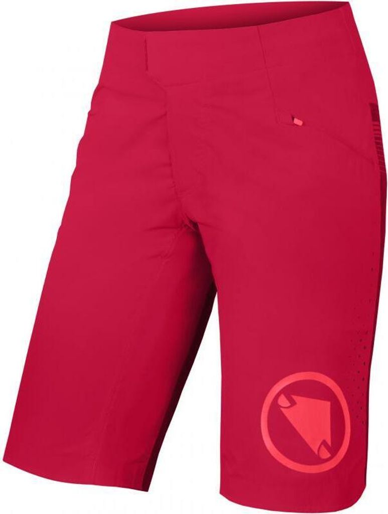 Endura SingleTrack Lite Standard Fit Shorts Damen locker ohne Innenfutter beerenrot größe XL E6170PB/6